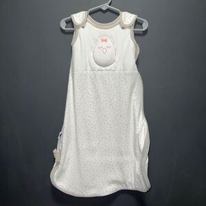 Nested Bean Sack Classic Pink Star Dust size Small 0-6m Weighted